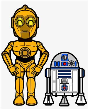 R2D2 AND C3PO 